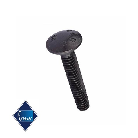 PERNO CABEZA COCHE NEGRO 5/16&quot; X 1-1/2&quot; C/TUERCA 