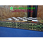 CAJA O TABLERO DE AJEDREZ 26X26 INCAS VS ESPAÑOLES CON FICHAS DE MADERA